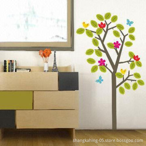 Colorful Wall Stickers with CMYK and UV Print, Made of PVC and Vinyl